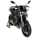 Saute - vent ermax sport 25 cm yamaha mt - 09 14 - 16 noir clair