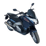 Saute - vent fabbri gen - x honda nc 700 integra 12 - 13 noir satin�