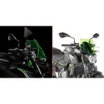Saute vent givi lime kawasaki z650 17 - 18 vert transparent