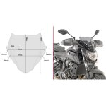Saute vent givi yamaha mt - 07 2018 fum�