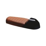 Selle caf� racer c - racer marron avec capot amovible