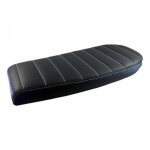 Selle caf� racer c. racer scrf1 noire coutures droites blanches