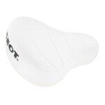 Selle peugeot 103 blanche avec marquage noir