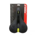 Selle v�lo homme newton ergonomic noir / jaune