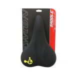 Selle vlo mixte newton metro lastomres noir / jaune
