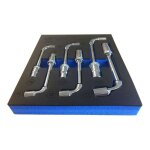 Set de cl�s � pipe avec cliquet sbv 6 pi�ces