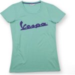 T - shirt femme vespa colours vert - s