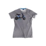 T - shirt polini scooter gris - l