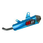 Silencieux d �chappement dep s2 bleu - yamaha 250 yz 02 - 25