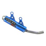 Silencieux d chappement dep s2 shorty bleu - yamaha 125 yz 22 - 25