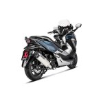 Silencieux akrapovic inox embout carbone honda forza 300 18 - 20