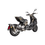 Silencieux akrapovic titane noir italjet dragster 125 2022 Silencieux akrapovic titane noir italjet dragster 125 2022