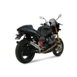 Silencieux double mivv x - cone inox moto guzzi v11 99 -