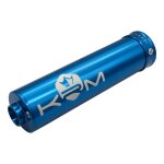 Silencieux d'�chappement alu full bleu krm pro ride 50 - 70cc