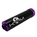 Silencieux d'�chappement alu noir et violet krm pro ride 50 - 70cc