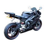 Silencieux homologu� scorpion power cone ovale inox yzf - r6 06 - 08 - po