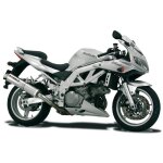 Silencieux homologu� yoshimura rond inox pour suzuki sv1000 03 - 07 (la