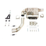 Silencieux ixil rc3b race xtrem cf moto 700 mt 23 - 24 inox / noir mat