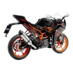 Silencieux leovince lv one evo inox casquette carbone ktm rc 125 22 - 23