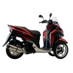 Silencieux leovince lv one evo inox casquette carbone pour yamaha tric