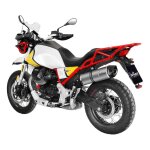 Silencieux leovince lv one inox moto guzzi v85 tt 19 - 20