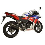 Silencieux leovince nero inox noir casquette carbone pour honda cbr 30