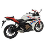 Silencieux leovince nero inox noir casquette carbone pour honda cbr 50