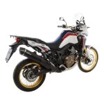 Silencieux leovince nero inox noir casquette carbone pour honda crf 10