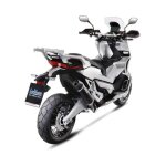 Silencieux leovince nero inox noir casquette carbone honda x - adv 750 1