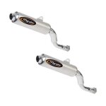 Silencieux marving cylindrique � 104 aluminium yamaha tdm 900 02 - 14 (