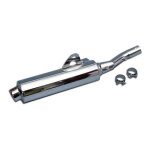 Silencieux marving cylindrique chrom� honda ntv 650 revere 95 - 97