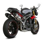 Silencieux mivv double speed edge inox triumph speed triple 1050 16 - 20