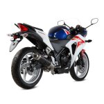 Silencieux mivv gp inox noir casquette inox honda cbr250r 11 - 13