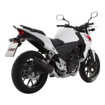 Silencieux mivv gp inox noir embout carbone honda cbr 500 r 13 - 15 Silencieux mivv gp inox noir embout carbone honda cbr 500 r 13 - 15