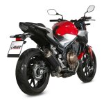 Silencieux mivv gp pro inox noir casquette inox honda cb 500 f 19 - 24