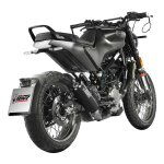 Silencieux mivv hr - 1 inox noir / alu husqvarna svartpilen 125 21 - 23