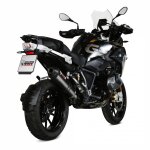 Silencieux mivv oval carbone / casquette carbone bmw r 1250 gs 19 - 23