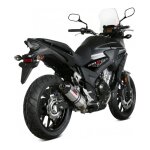 Silencieux mivv oval titane casquette carbone honda cb 500 x 17 - 20