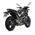 Silencieux mivv oval titane casquette carbone honda nc 750 s / x 16 - 17