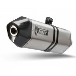 Silencieux mivv speed edge inox / casquette carbone bmw f800r 09 -