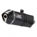 Silencieux mivv speed edge inox noir casquette carbone bmw r 1200 r 11
