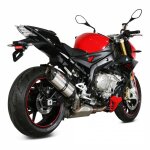 Silencieux mivv suono inox / casquette carbone bmw s 1000 r 17 - 19