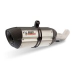 Silencieux mivv suono inox / casquette carbone position haute bmw r120