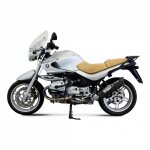 Silencieux mivv suono inox noir / casquette carbone bmw r 1150 r 01 - 06