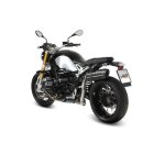 Silencieux mivv suono steel black / casquette carbone passage haut bmw