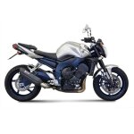 Silencieux mivv suono steel black / casquette carbone yamaha fz1 / fz1