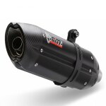 Silencieux mivv suono steel black / casquette carbone yamaha fz8 / faz
