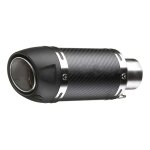 Silencieux universel leovince gp corsa evo court carbone � 54 mm