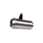 Silencieux universel spark moto - gp inox cot� droit � 60 mm