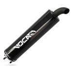 Silencieux voca racing alu noir scooter